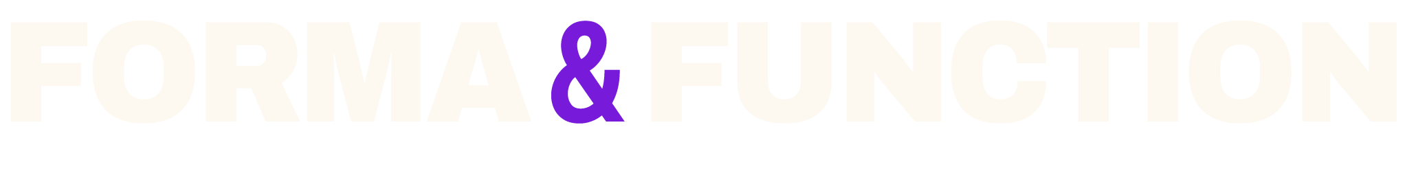Forma & Function