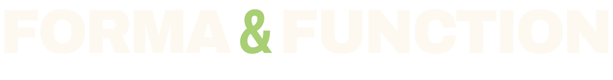 Forma & Function